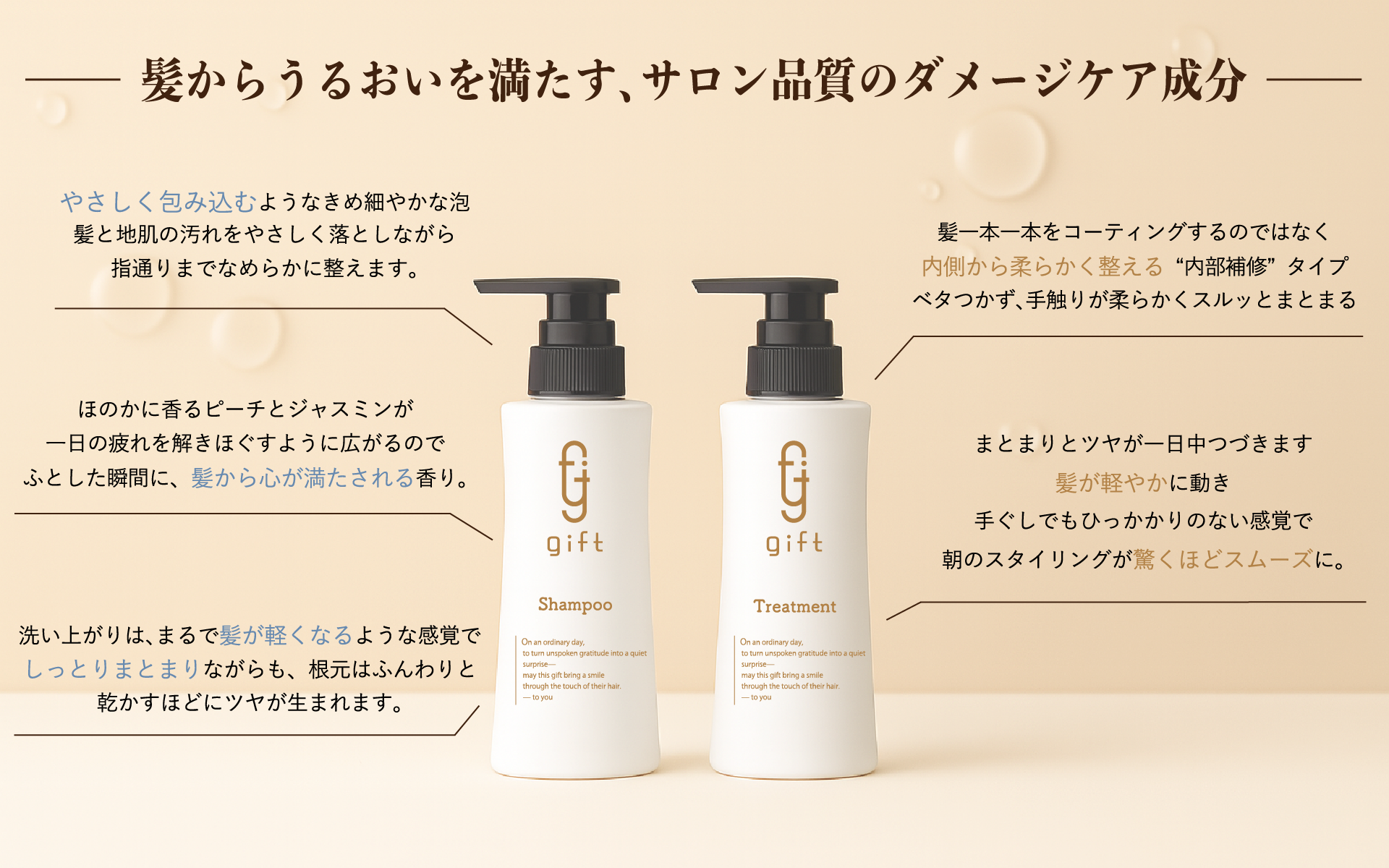 gift シャンプー＆トリートメント